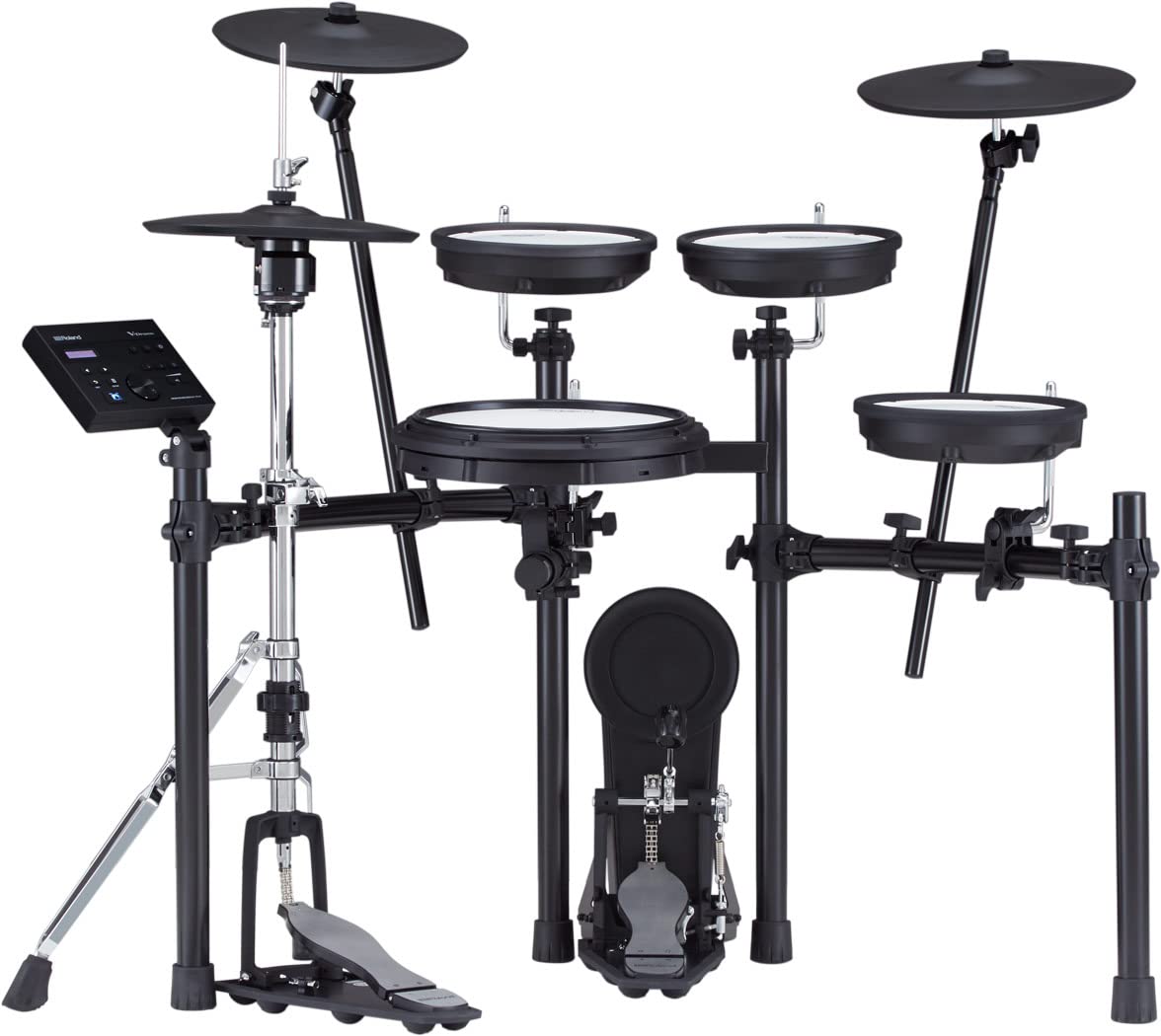 Roland Td 07Kvx Electronic Drum Set Bundle W/Roland Stick Bag, 3.5Mm Stereo Cable, 3 Pairs Drumsticks, And Austin Bazaar Polishi